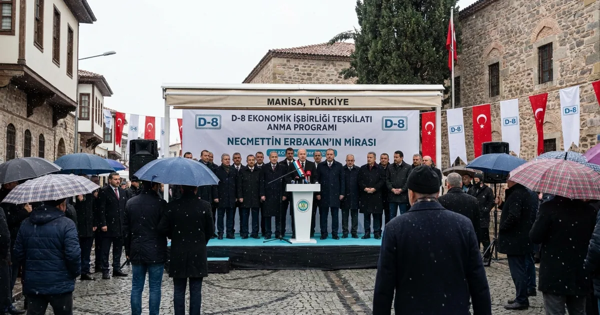 Necmettin Erbakan'ın mirası: D-8 anma programına yoğun ilgi - Manisa Bakış