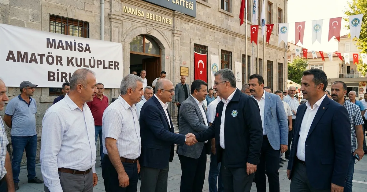 Manisa Amatör Kulüpler Birliği’nden Başkan Şimşek’e ziyaret - Manisa Bakış