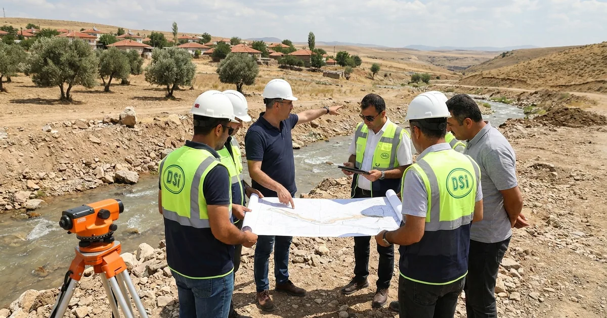 Sarıgöl'e can suyu: Ağıl Deresi Göleti için ilk adım atıldı