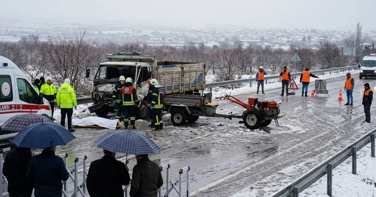 Uşak-Afyonkarahisar yolunda can pazarı: 1 kişi öldü - Manisa Bakış