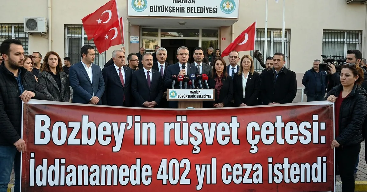 Bozbey’in rüşvet çetesi: iddianamede 402 yıl ceza istendi
