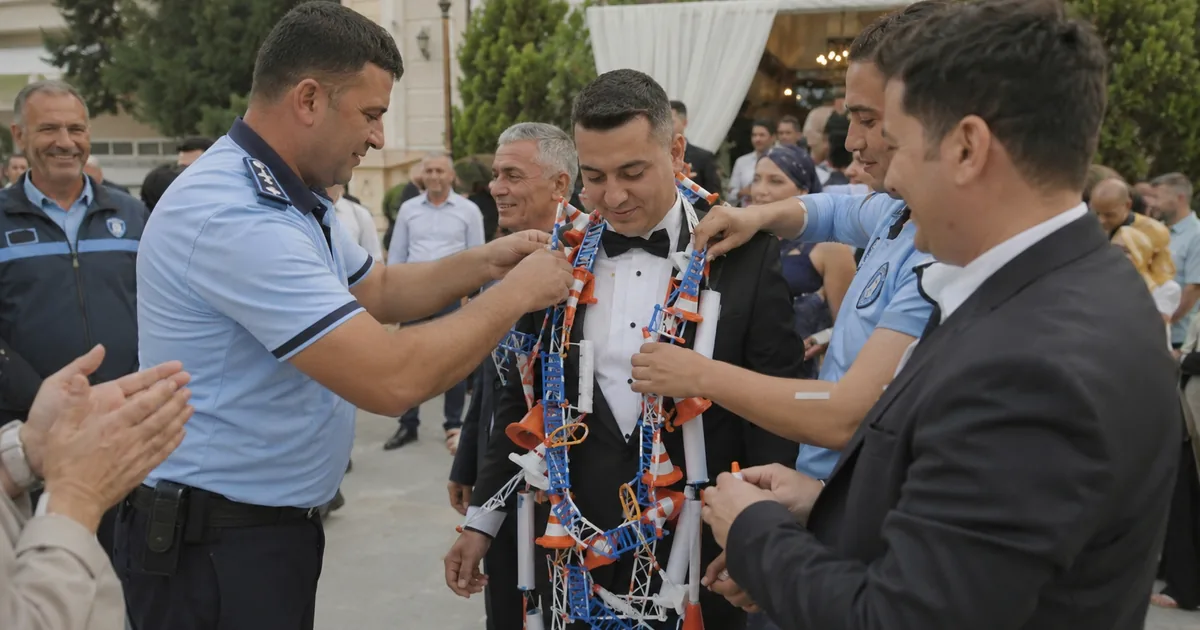 Manisalı Zabıta Memuruna Düğünde Bariyerli Koruma Kalkanı - Manisa Bakış