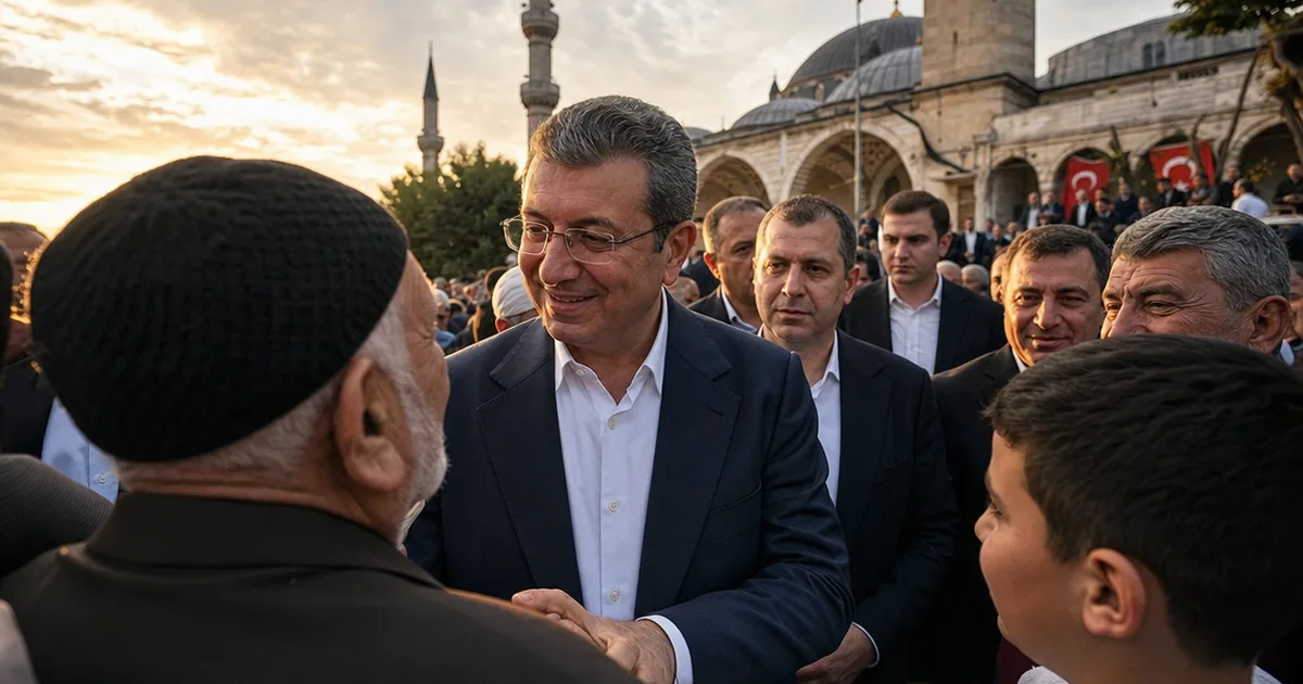 Özgür Özel, Kurban Bayramı namazını Manisa Hatuniye Camii'nde kıldı - Manisa Bakış