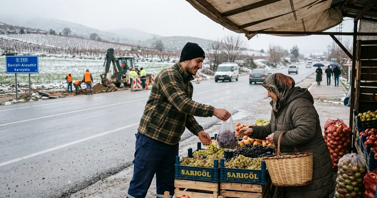 Sarıgöl'de genç üreticiden örnek girişim: Bağını açtı - Manisa Bakış
