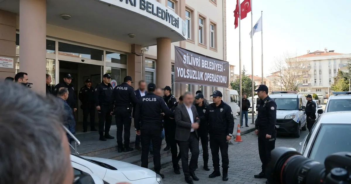 Manisa’ya yakın Silivri’de belediye operasyonu: 17 gözaltı