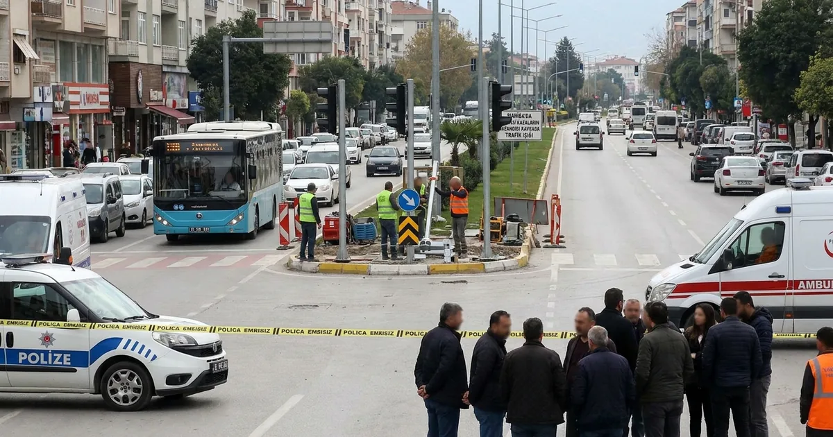 Manisa'da ölümlü kazaların yaşandığı kavşağa trafik ışığı - Manisa Bakış