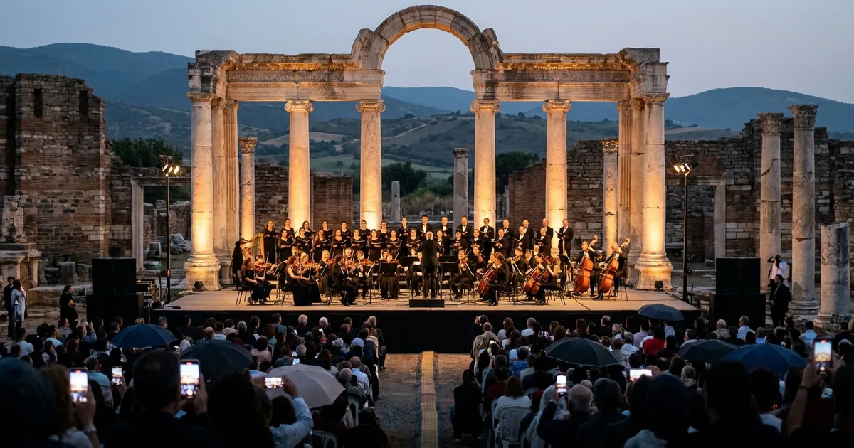 Manisa Sardes Antik Kenti'nde Carmina Burana Konseri Büyüledi - Manisa Bakış
