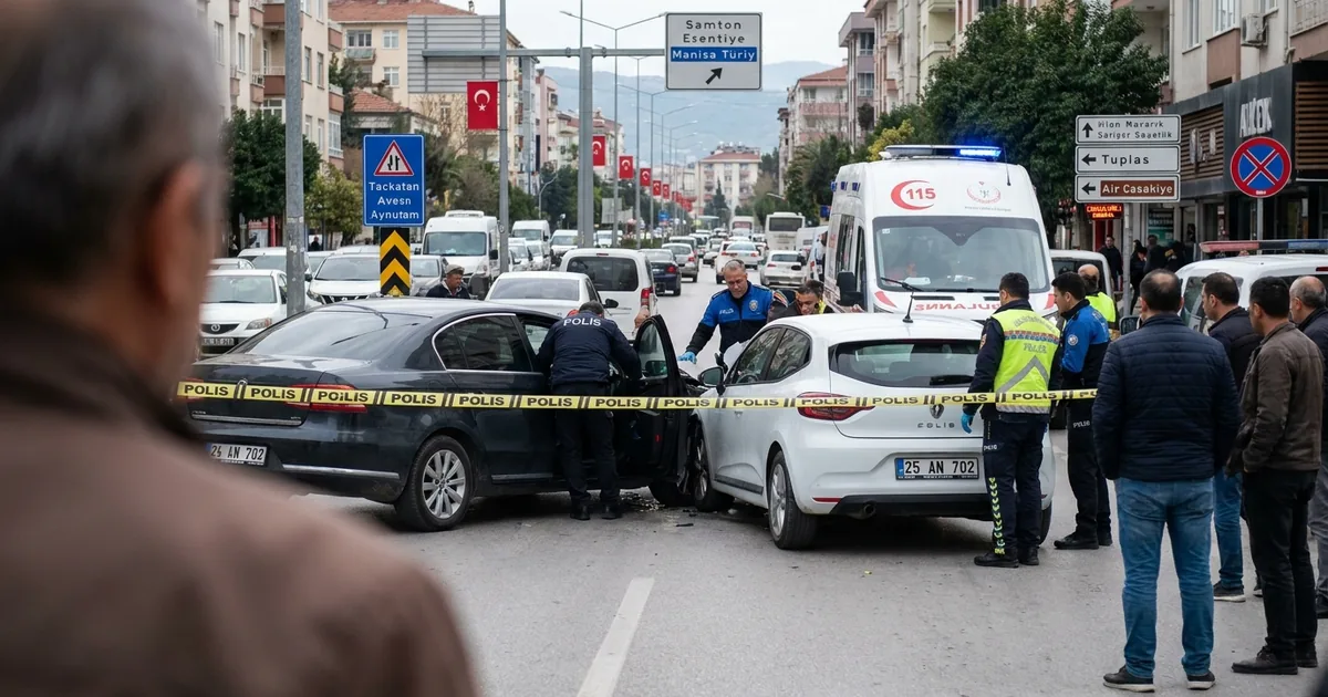 Dursunbey-Adaören yolunda kaza: 1 sürücü araçta sıkıştı - Manisa Bakış