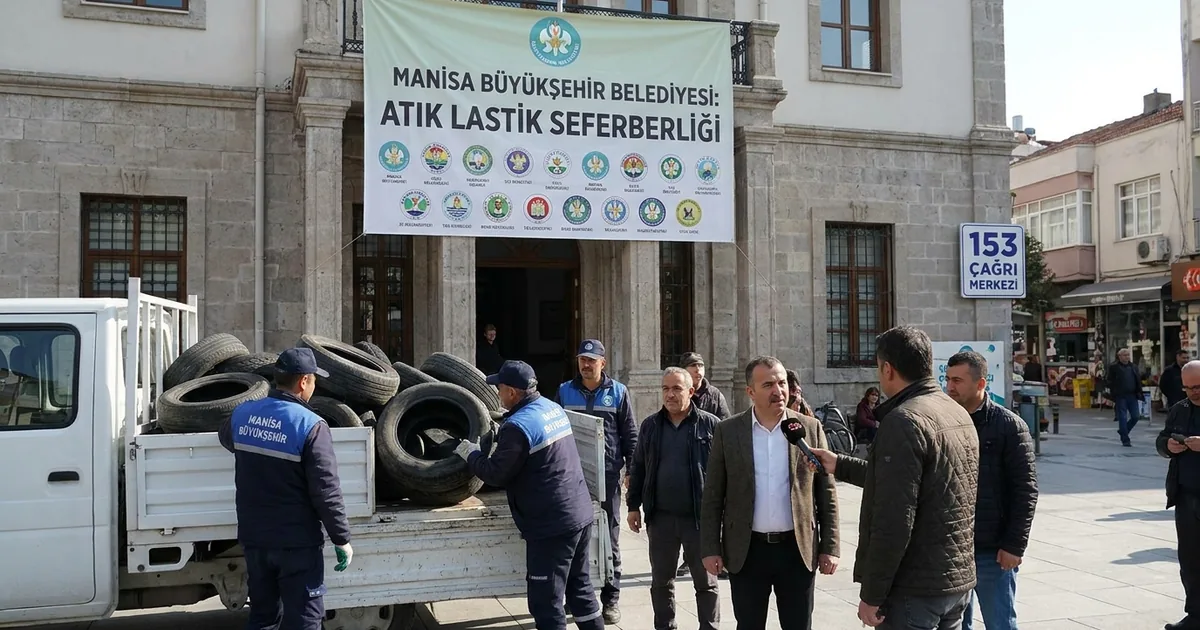 Manisa’da atık lastik seferberliği: 15 ilçe belediyesi protokolde - Manisa Bakış