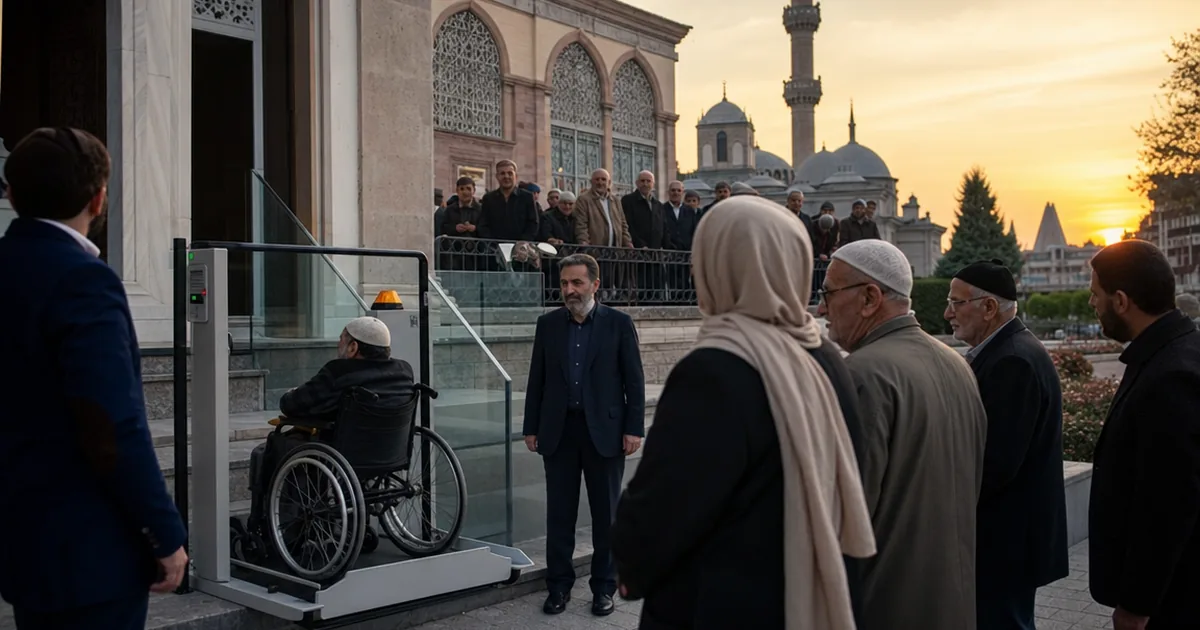 Yarhasanlar Camii'ne Engelsiz Erişim - Manisa Bakış