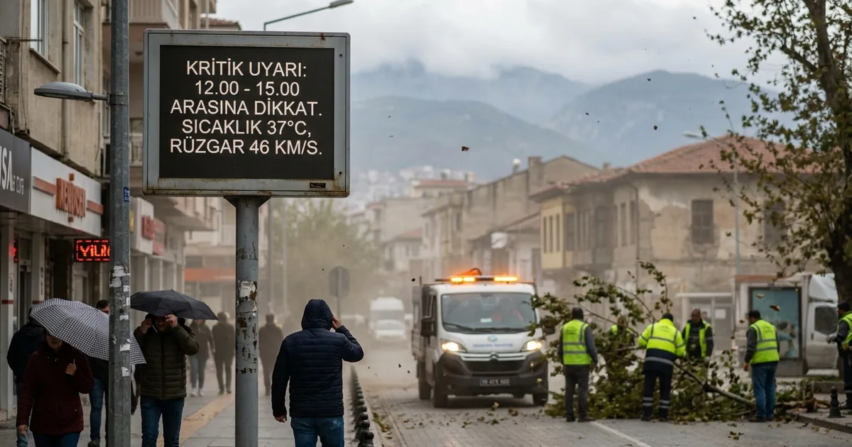 Manisa için kritik uyarı: 12.00 ile 15.00 arasına dikkat - Manisa Bakış